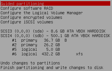 Guided partitioning